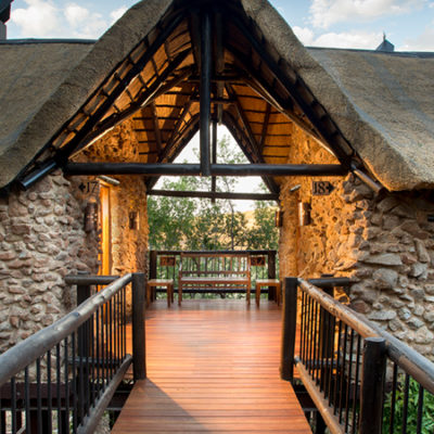 Tshukudu Bush Lodge - Entrance